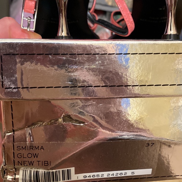 NWT Sigerson Morrison Irma leather square toe strappy kitten heel sandals heels - Picture 14 of 14